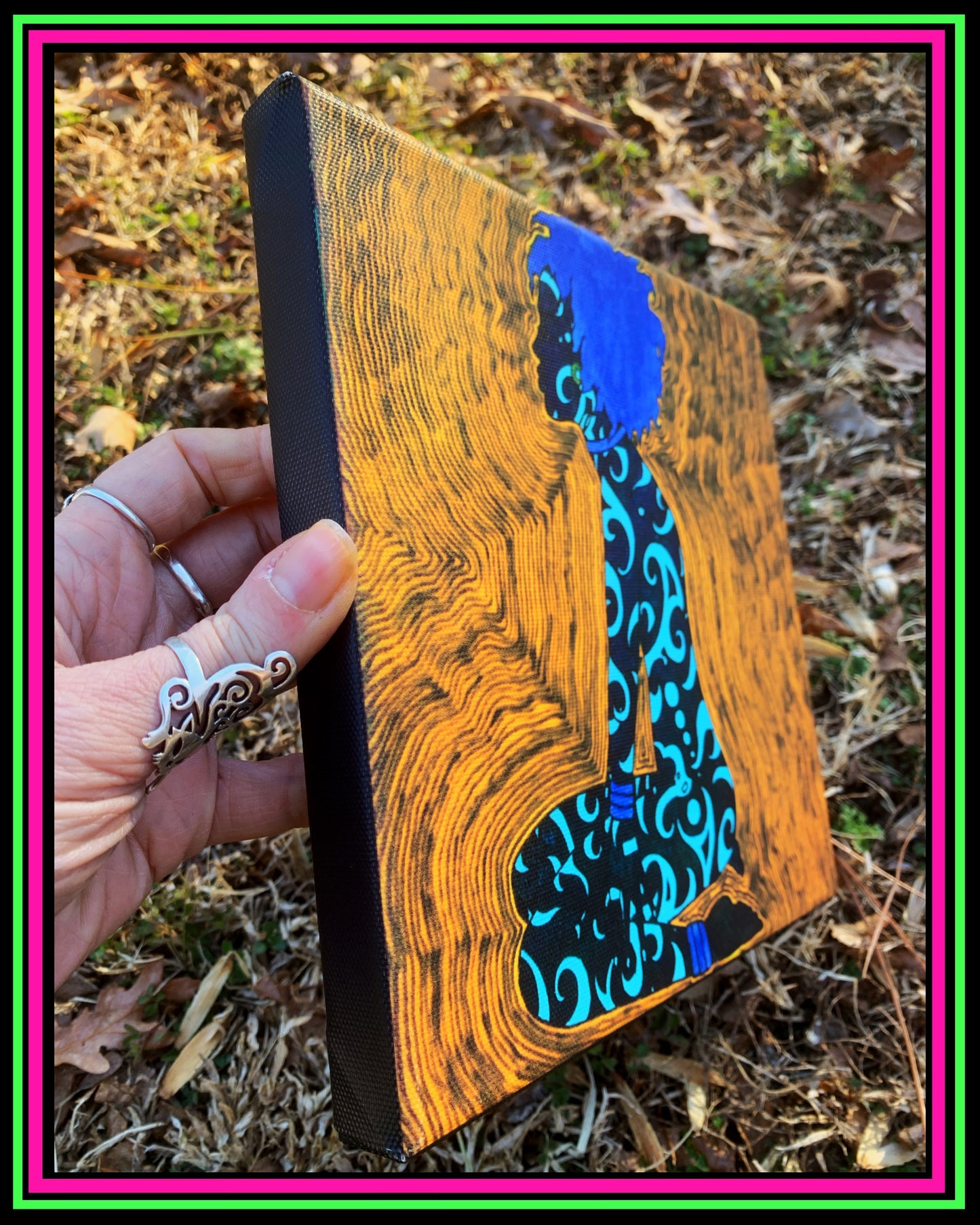 "Vibrant" Small Canvas Print