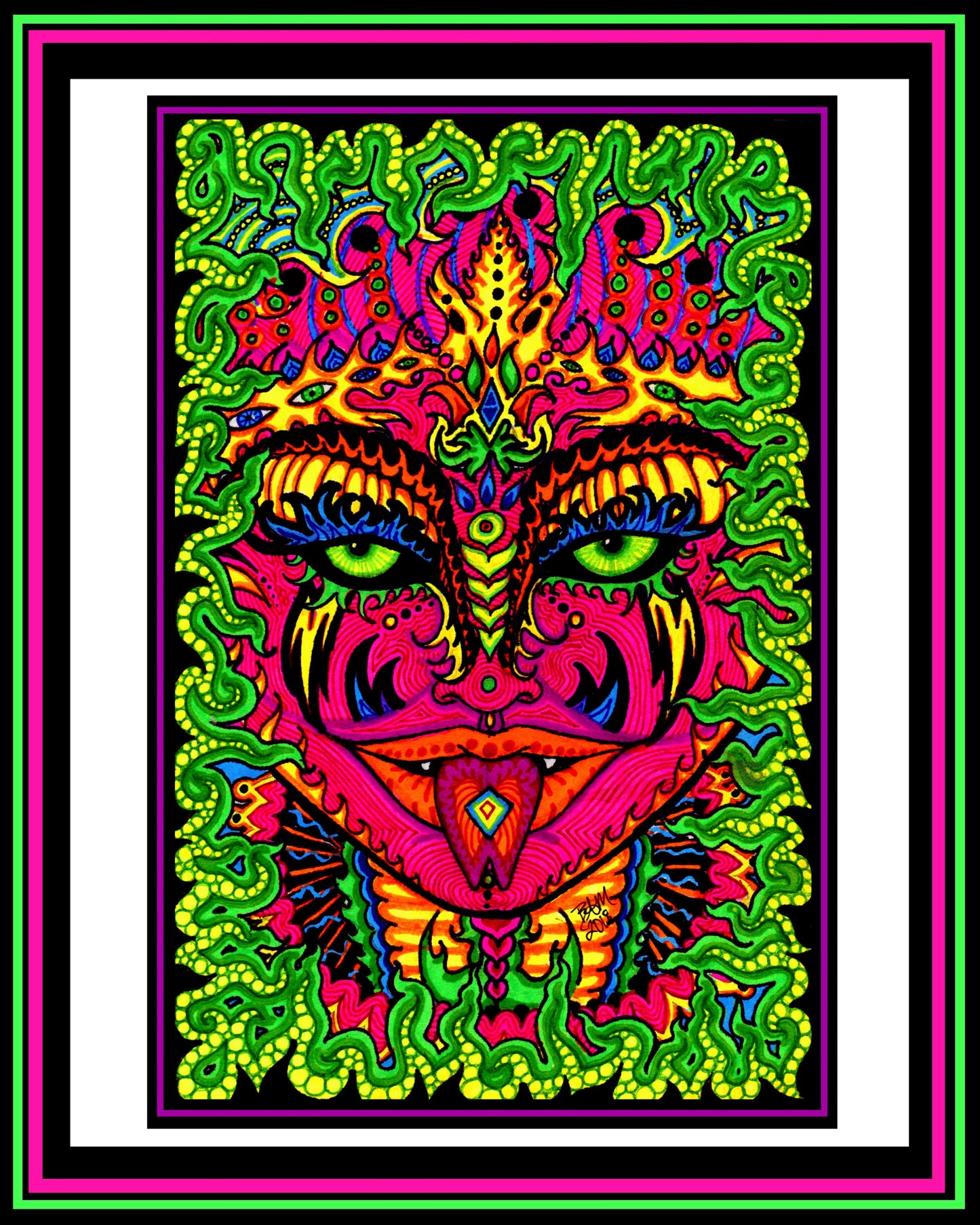 "Serpentine Ellora" Print