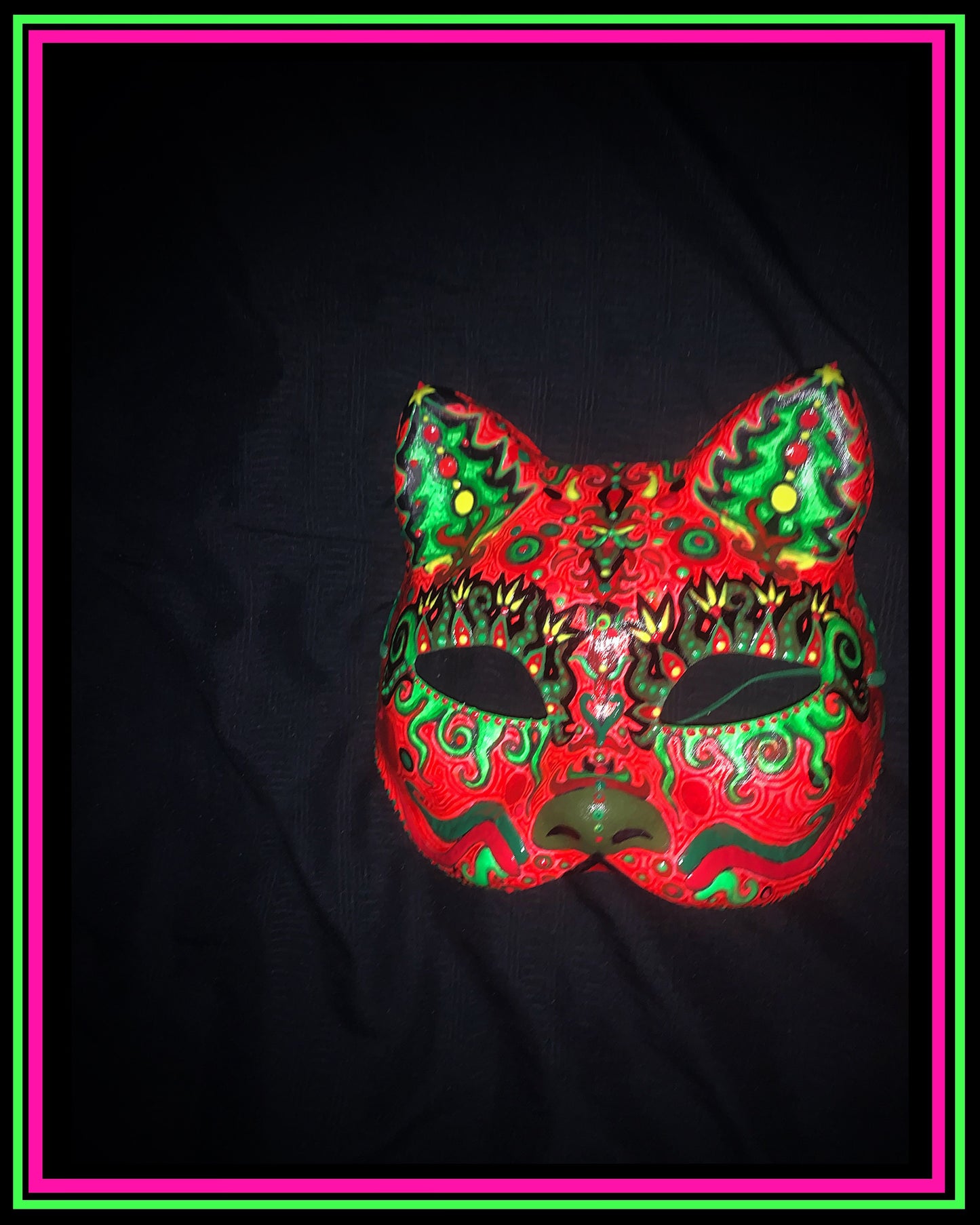 Masque Miaou de Noël