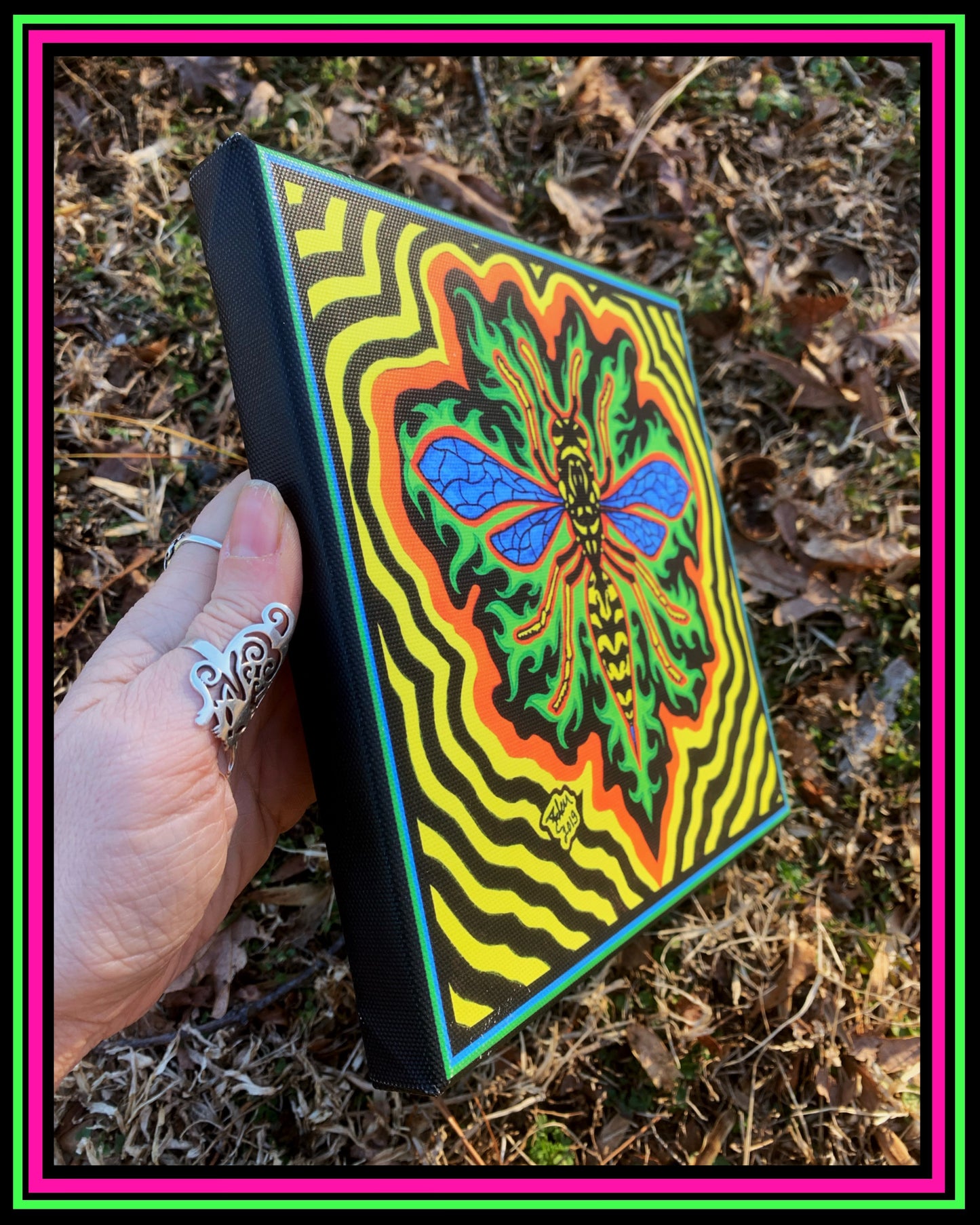 "She Knows" Small Canvas Print