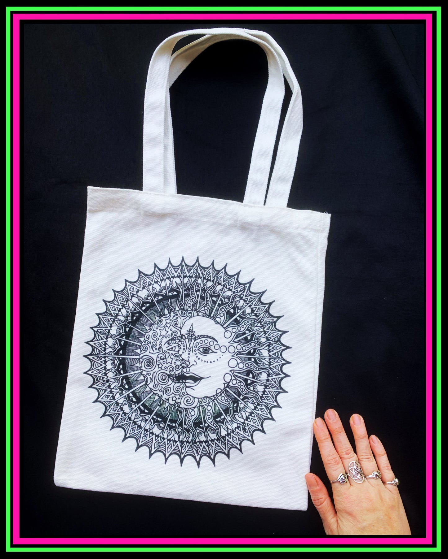 Sun and Moon Tote Bag