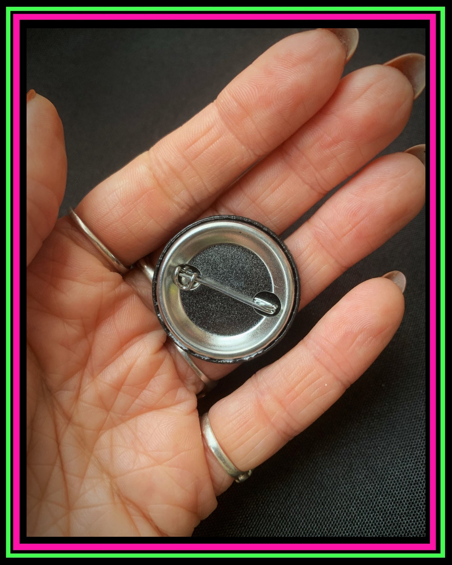 Mandala Pin-On Button