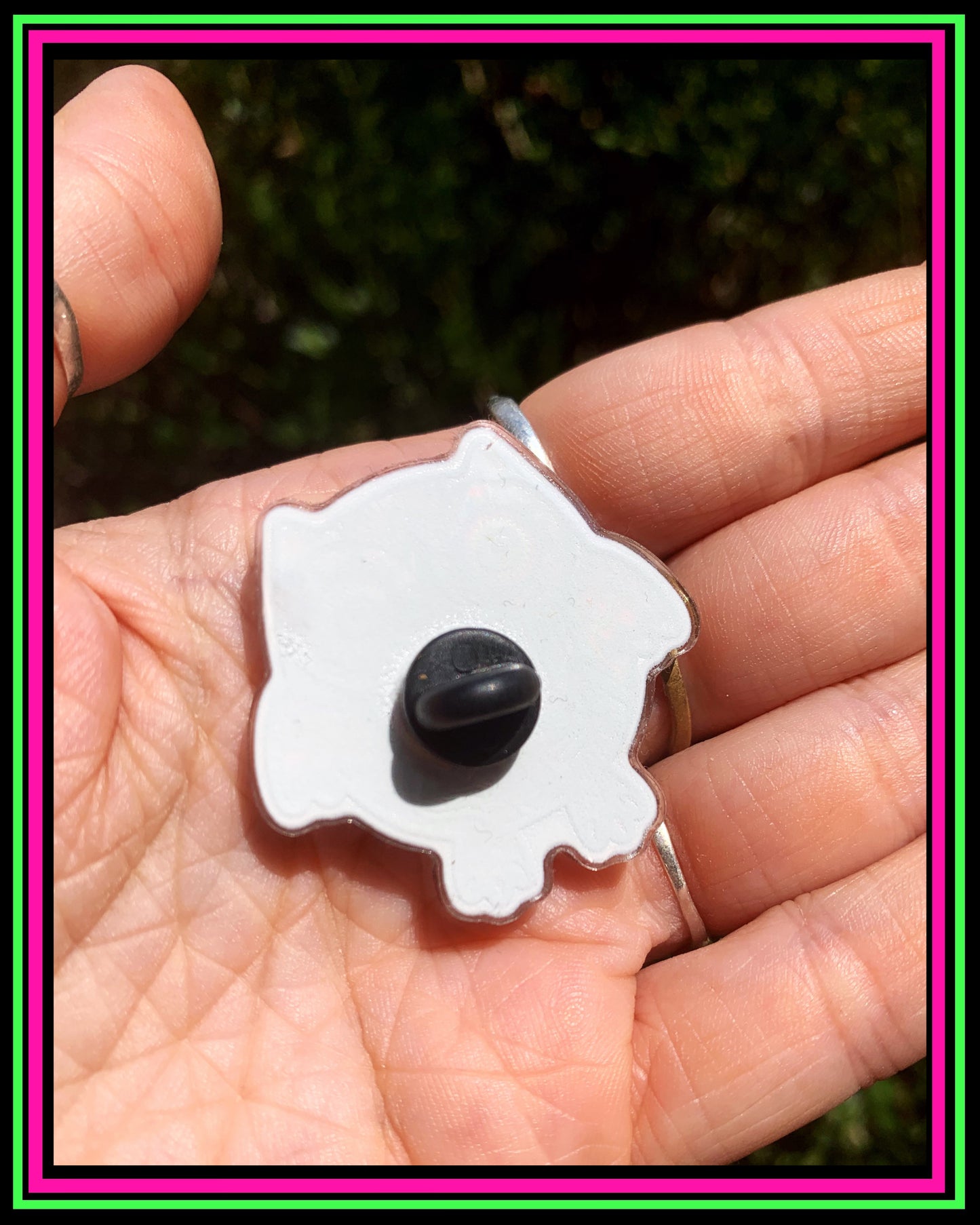 Melted Owl Acrylic Pin