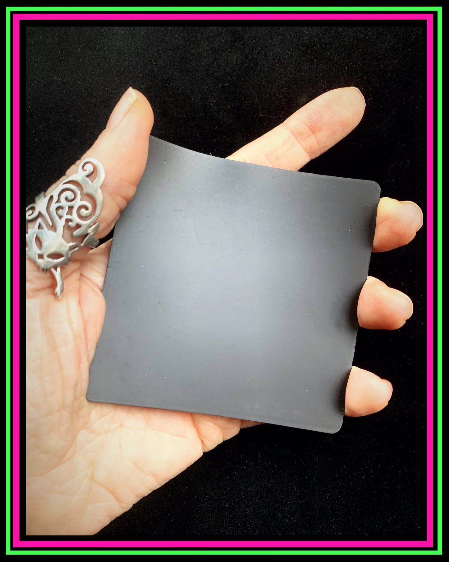 "Plot Twist" (black) small magnet