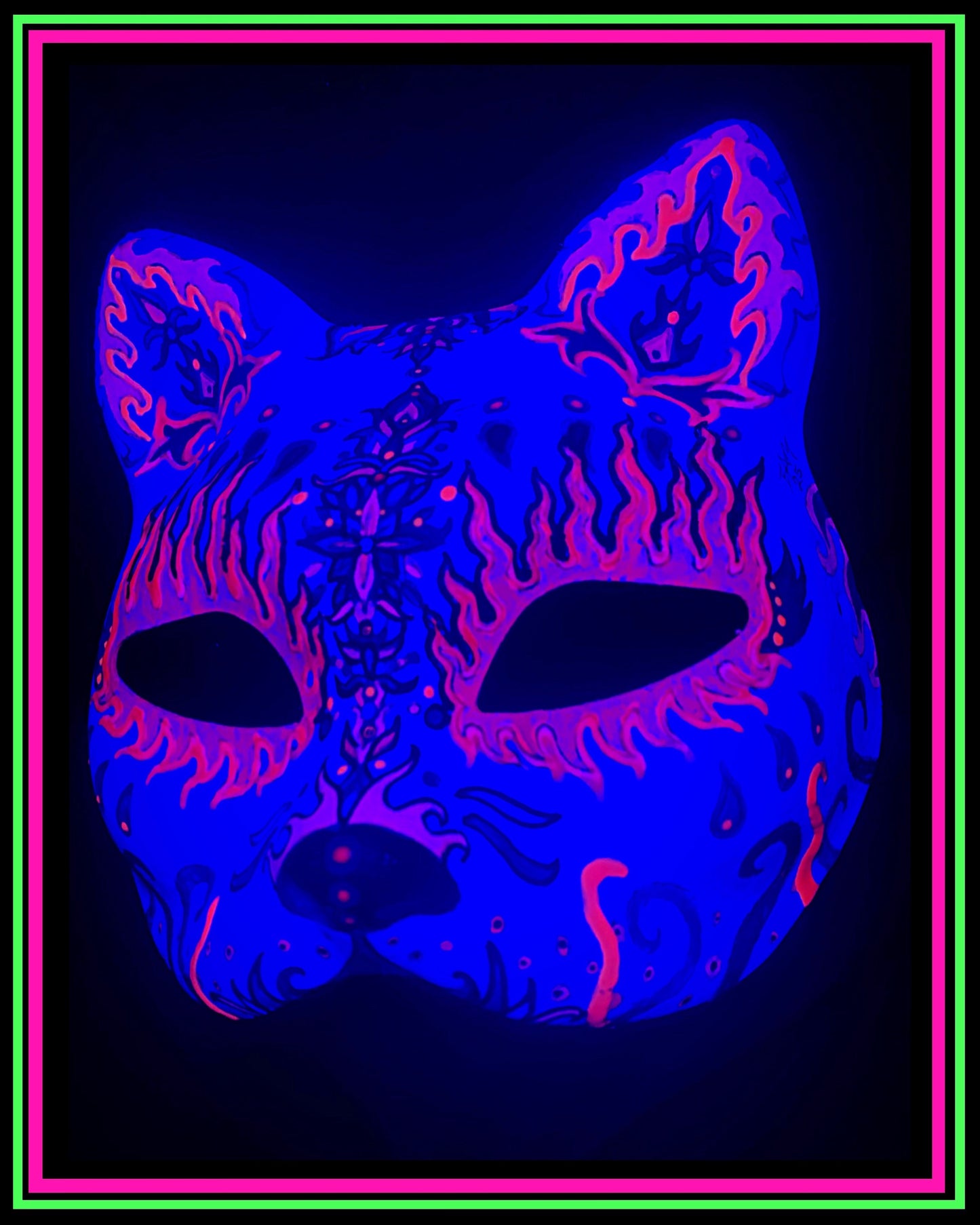 Masque Miaou Magique Bleu