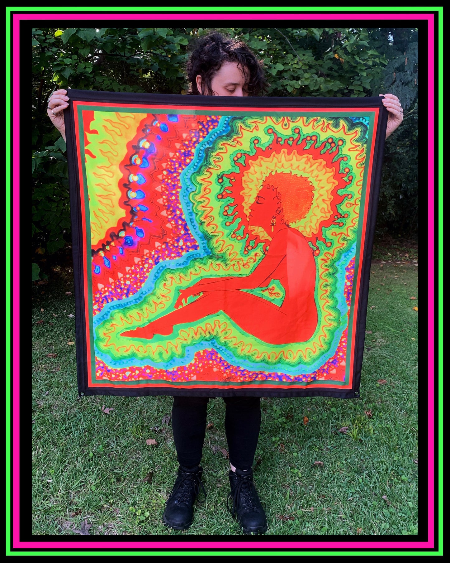 Tapisserie réactive aux UV « Vibrant 2 »