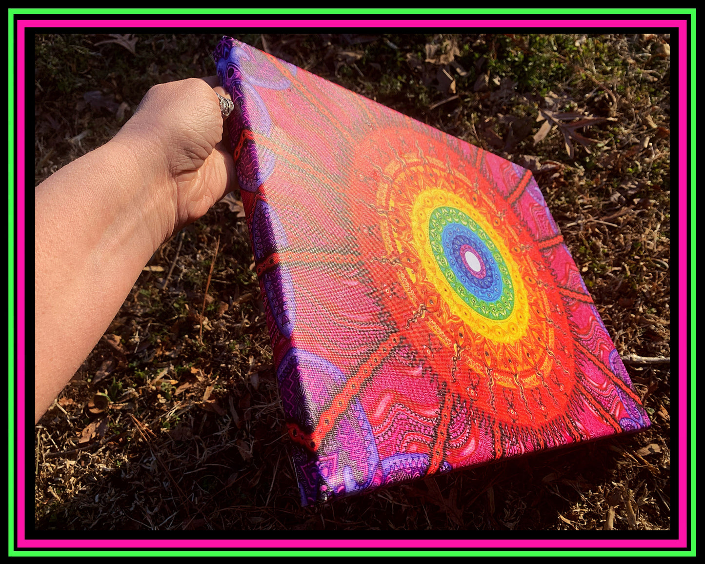 "Eye of the Chakra Storm" Canvas Print