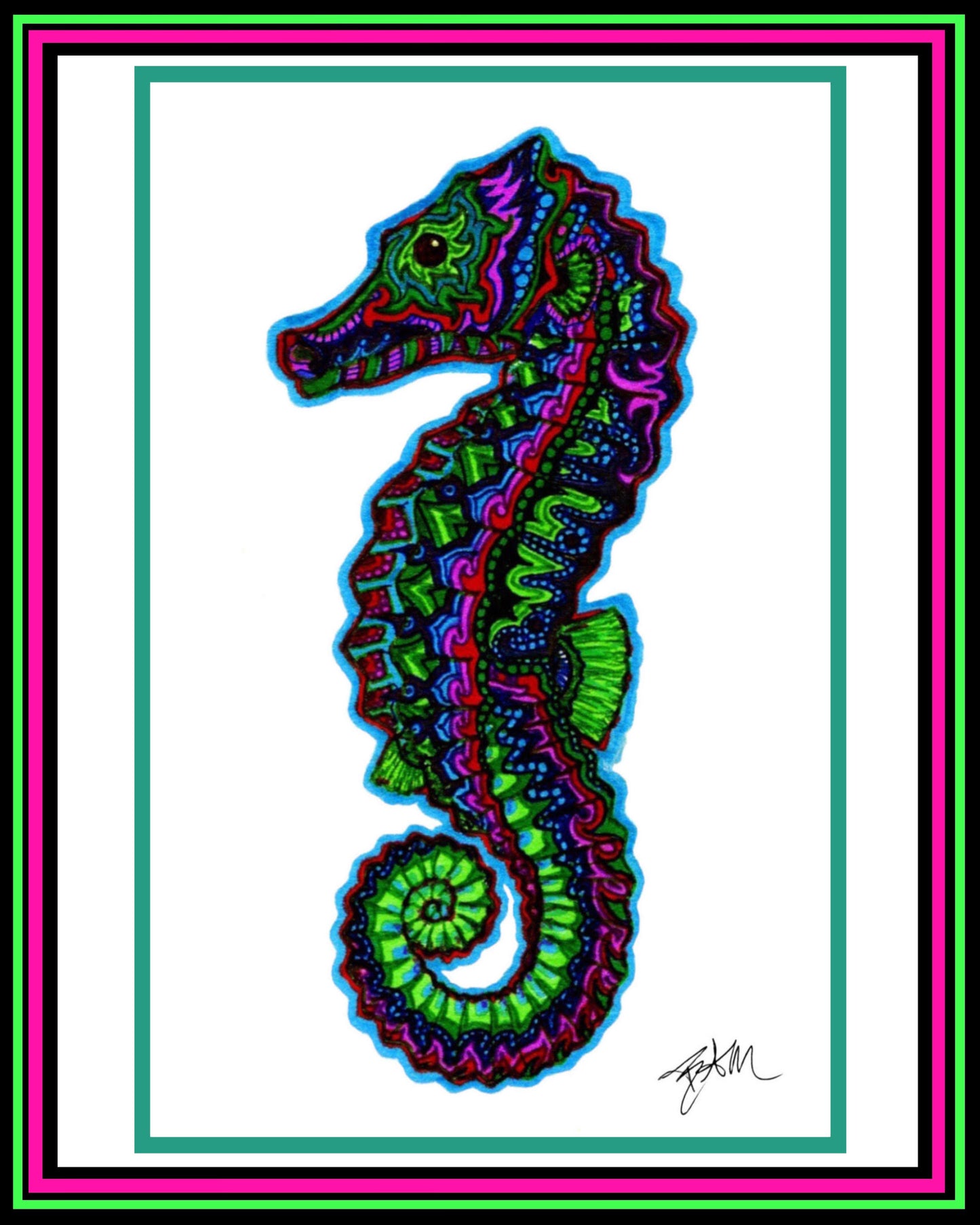 "Mr. Seahorse" Print