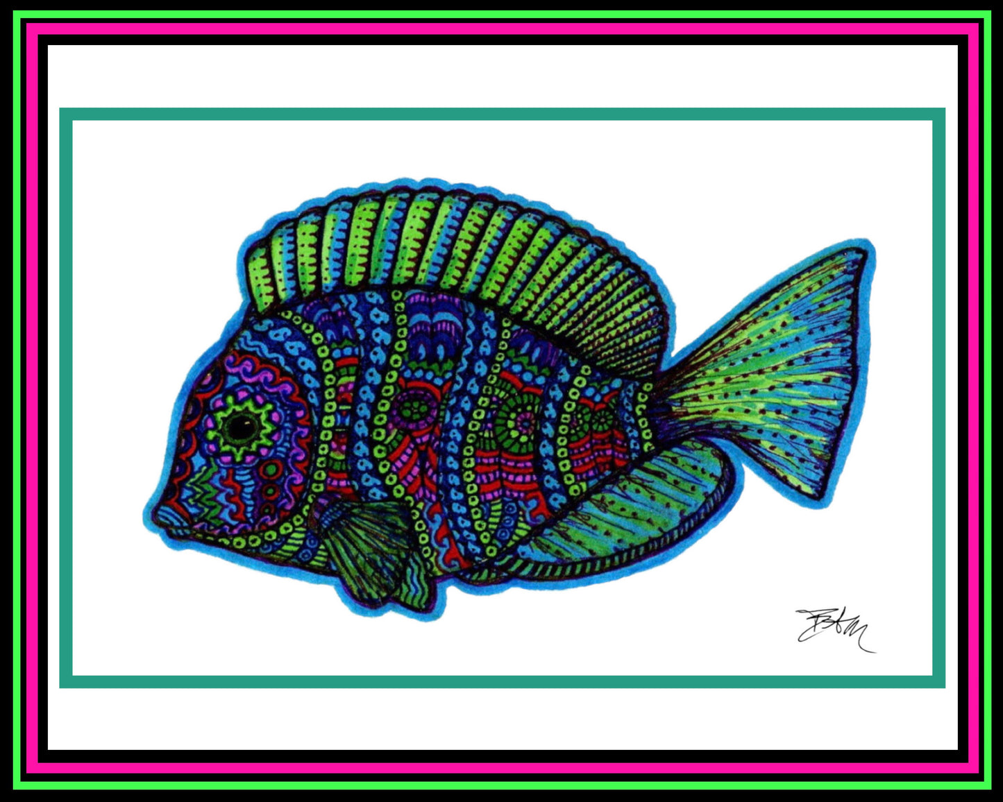 "Mr. Fish" Print