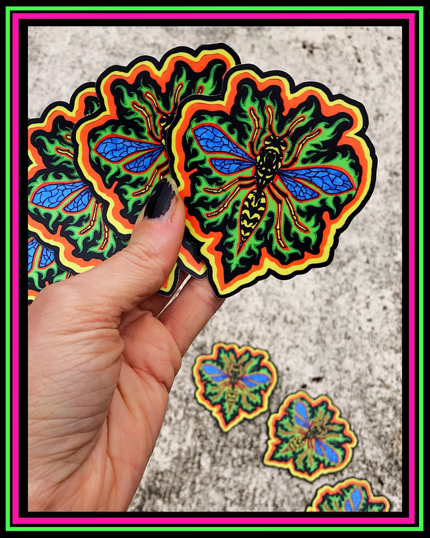 "She Knows" vinyl sticker