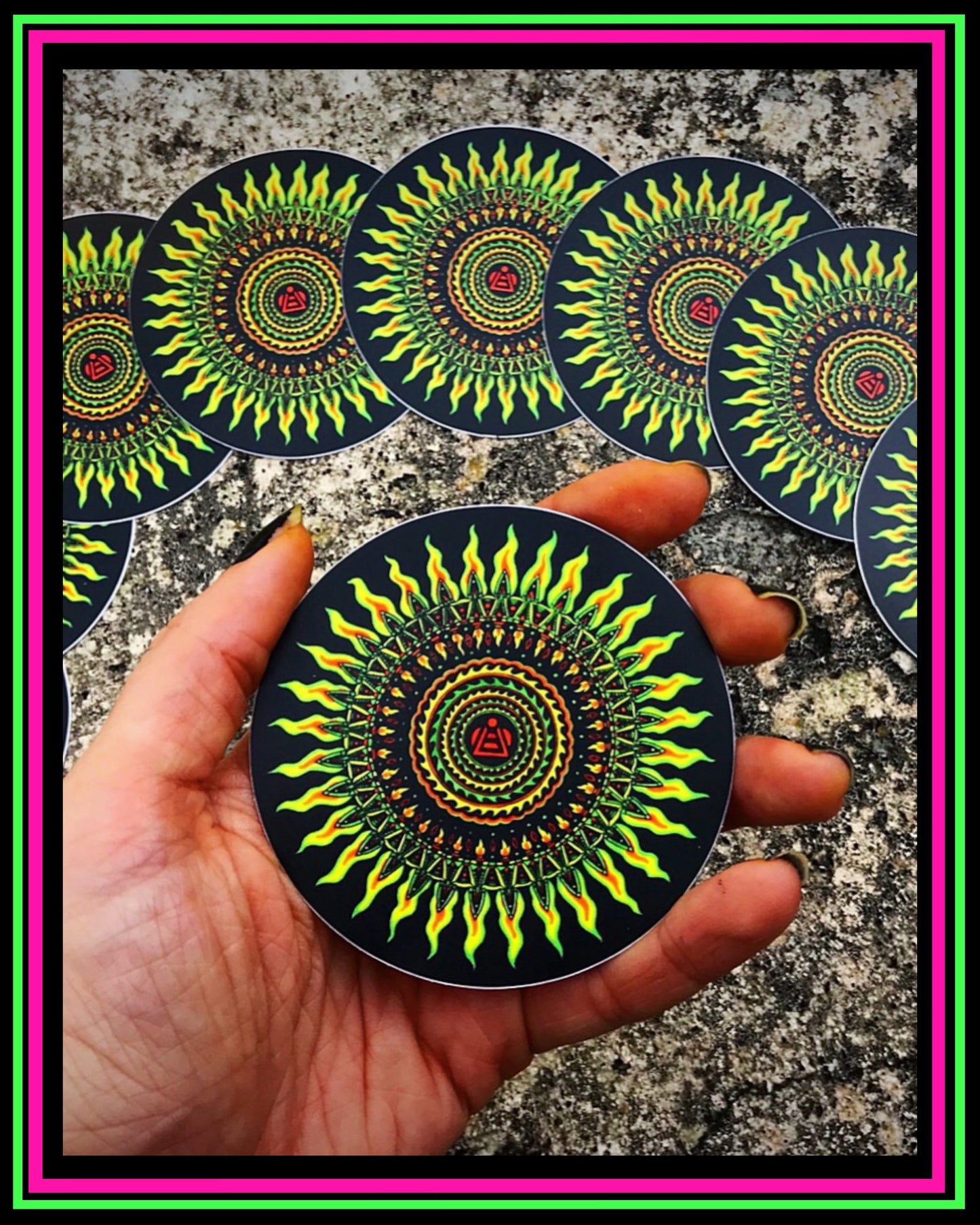 “T.O.U.C.H Samadhi” vinyl sticker