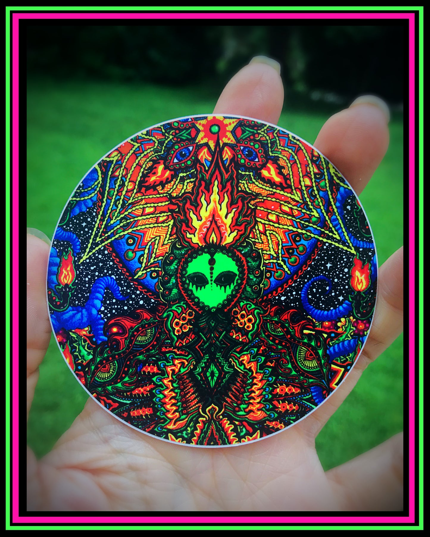 "How Do You Like it Here?" vinyl sticker