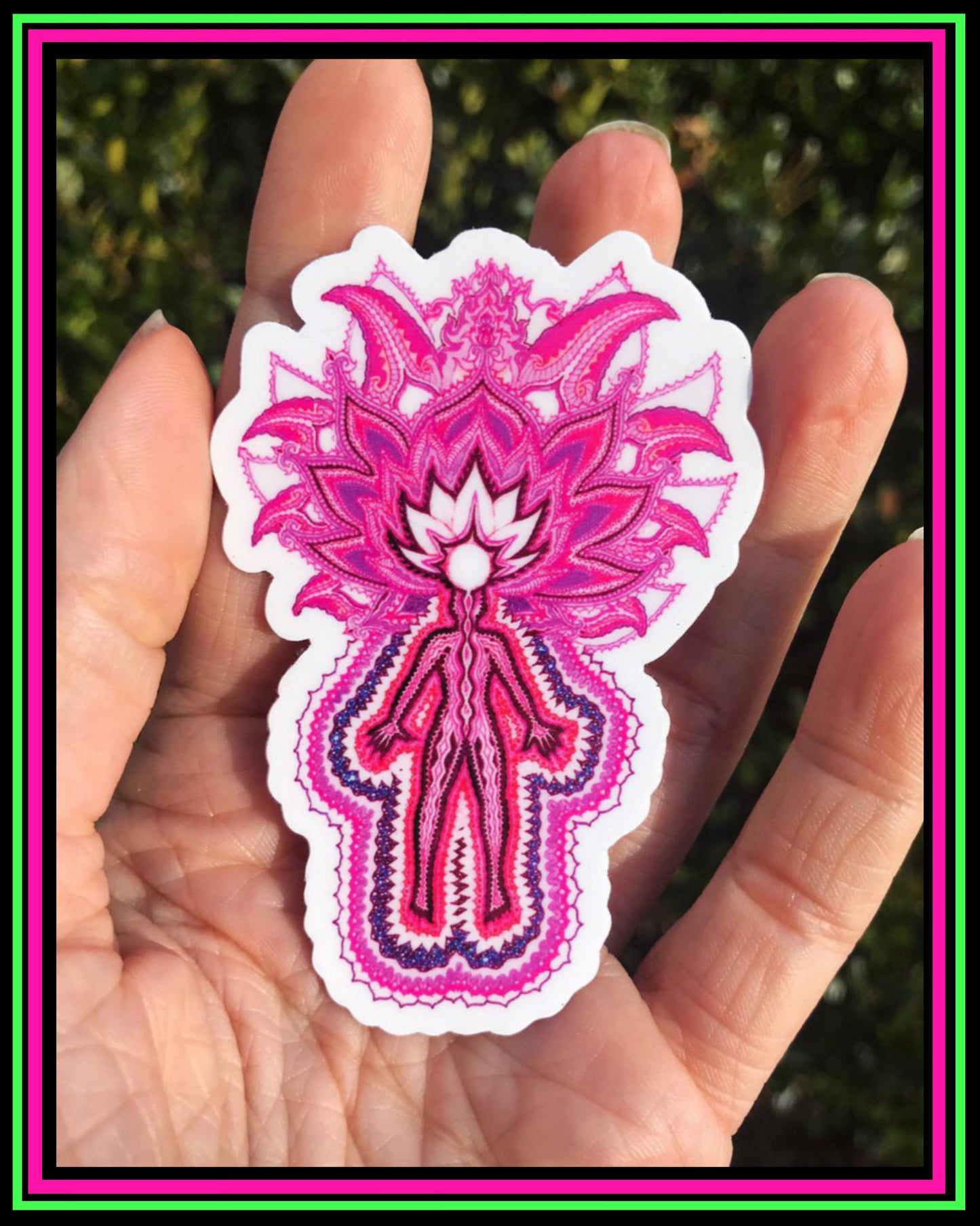 “Crown Chakra” vinyl sticker