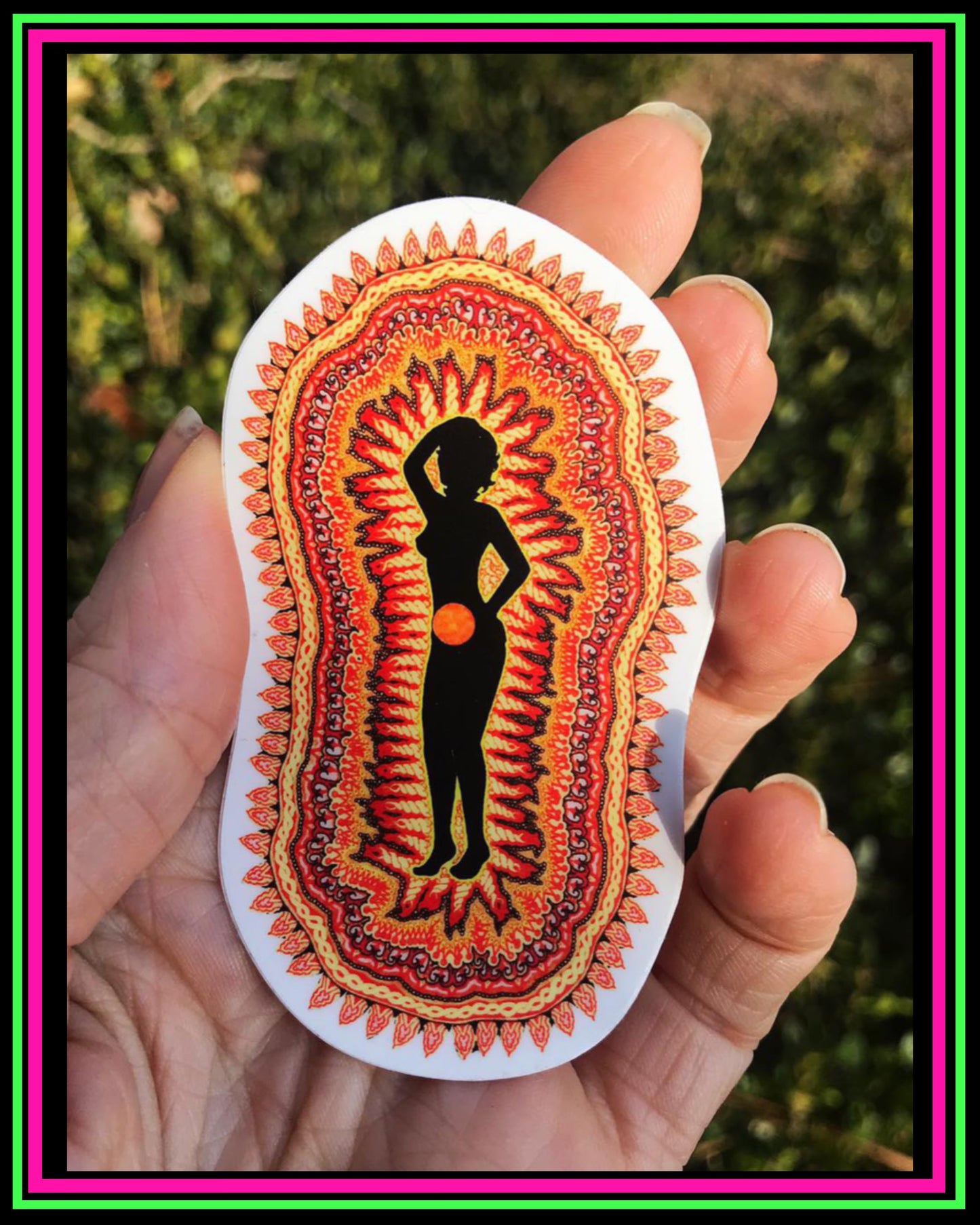 “Sacral Chakra” vinyl sticker