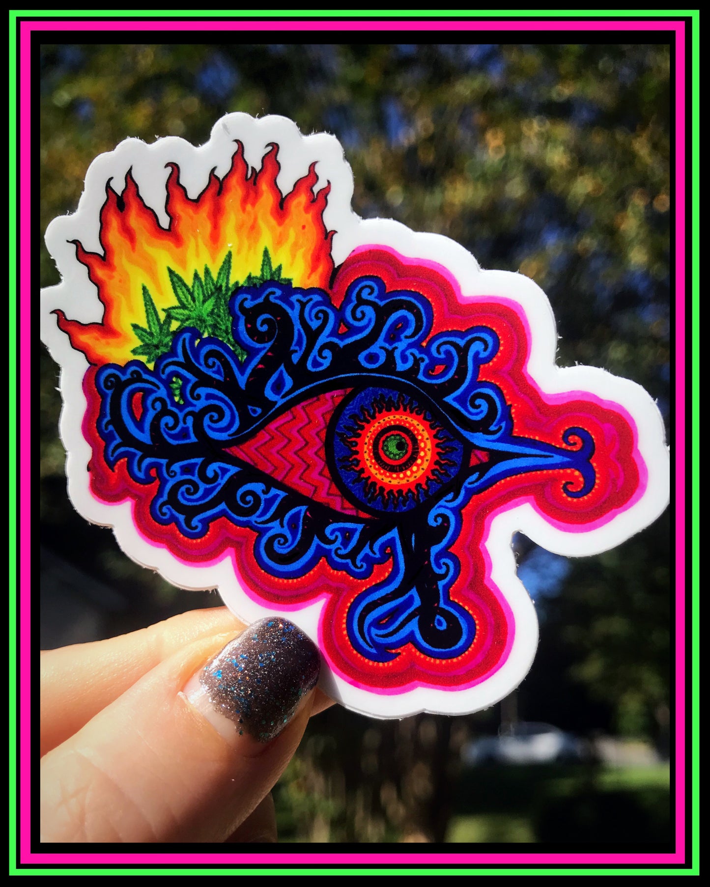 "Eye See You" vinyl sticker