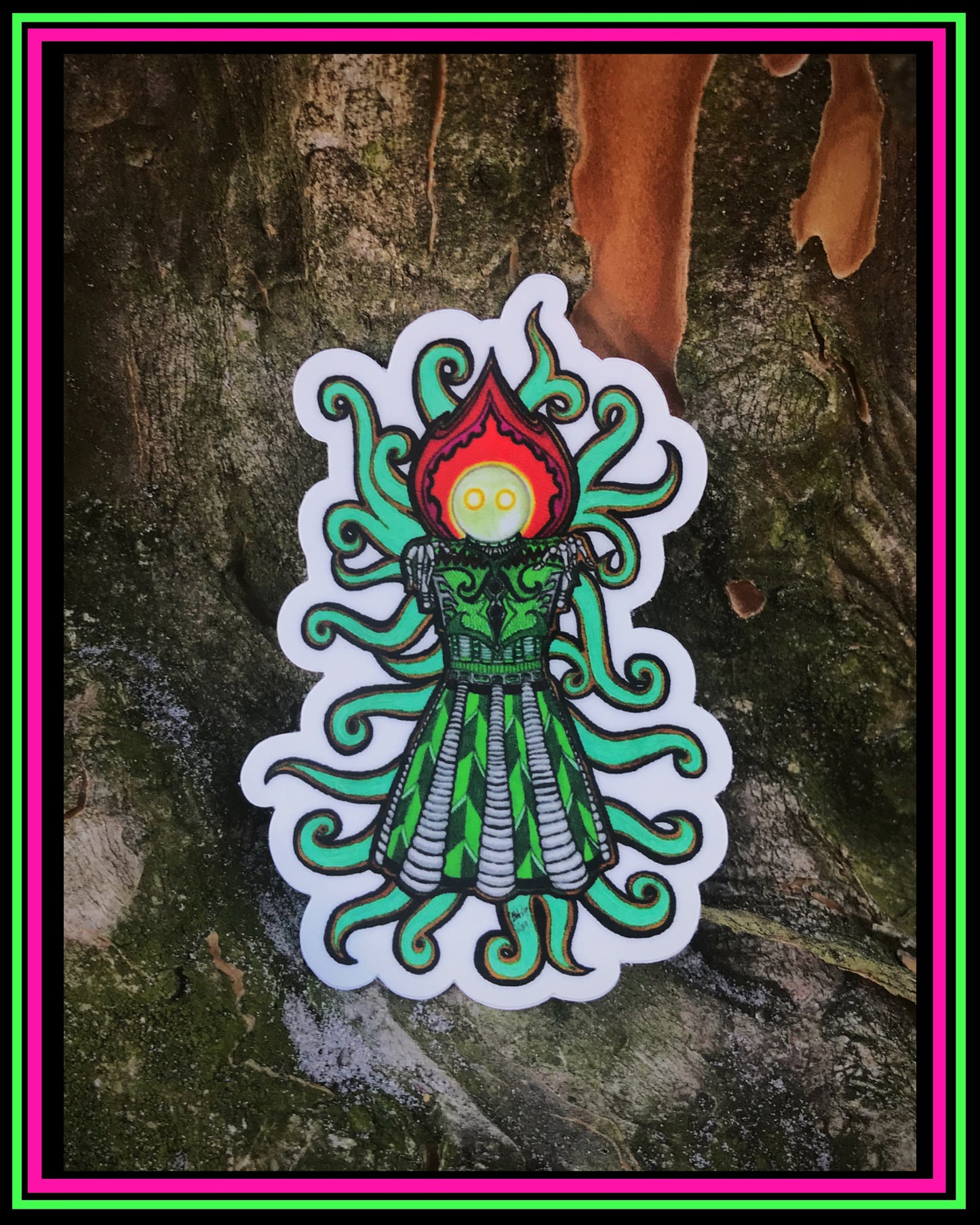 "Flatwoods Monster" vinyl sticker