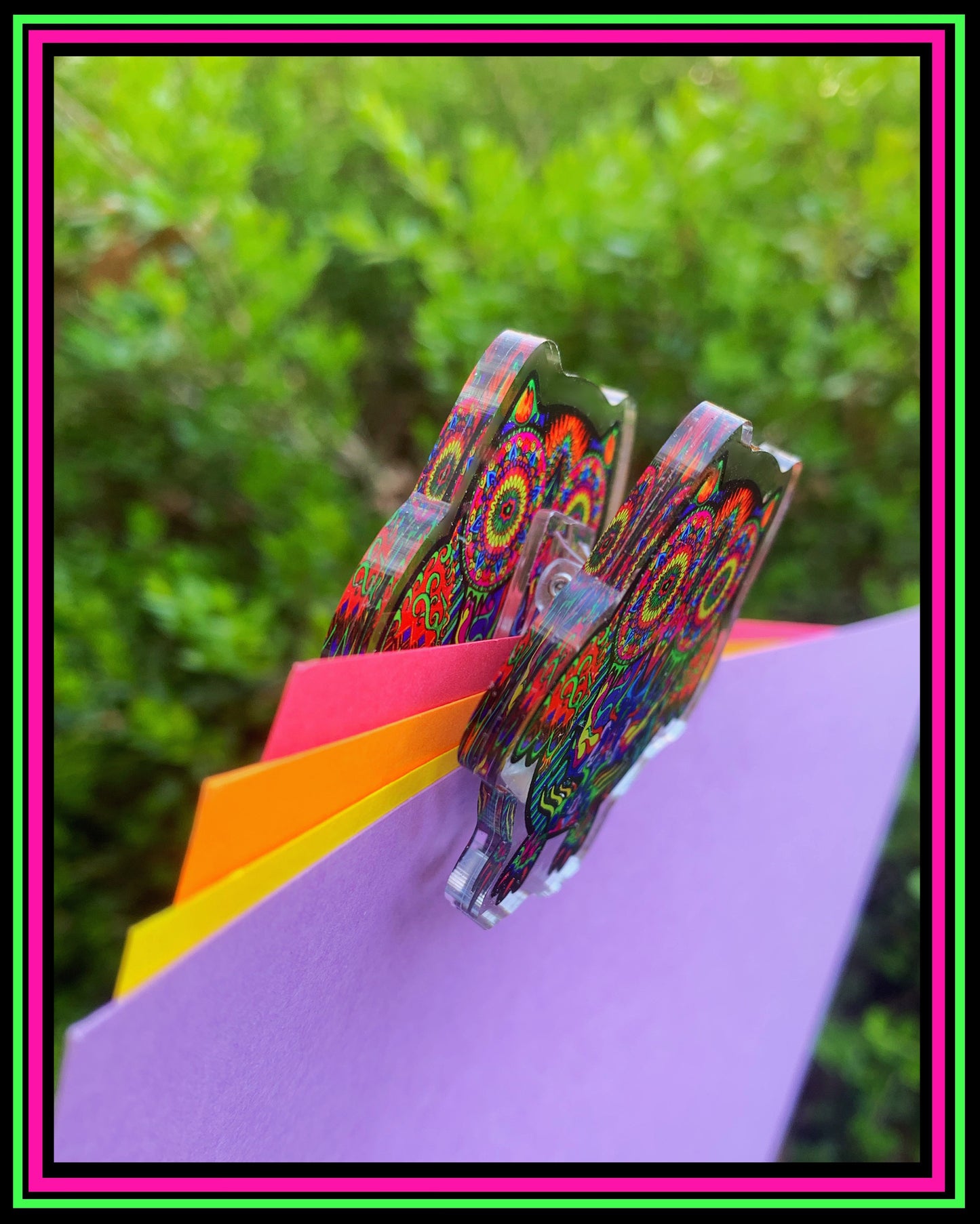 Melted Owl Binder Clip