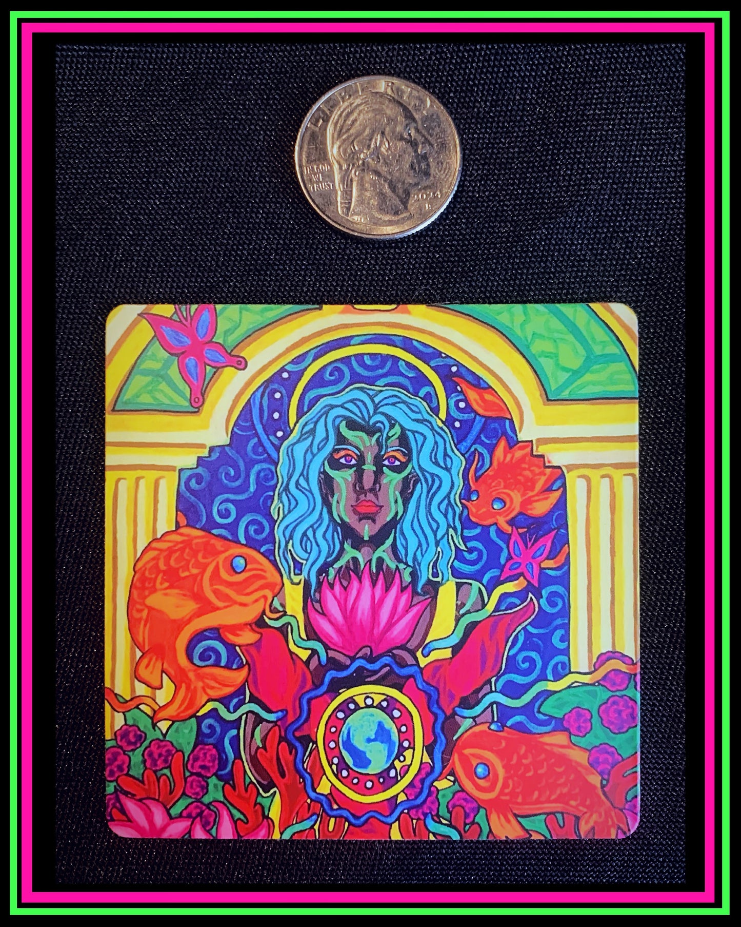 "Pisces"" Small Magnet