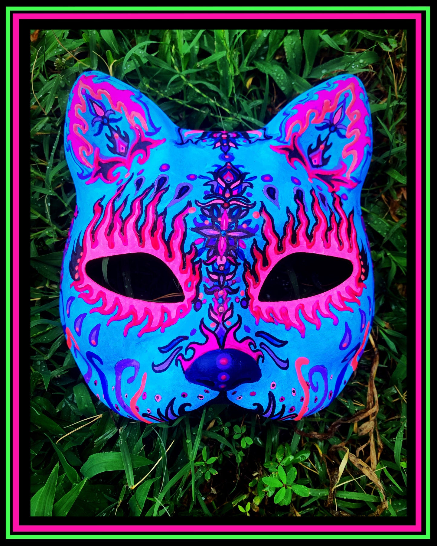 Blue Magic Meow Mask