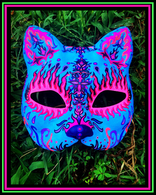 Blue Magic Meow Mask