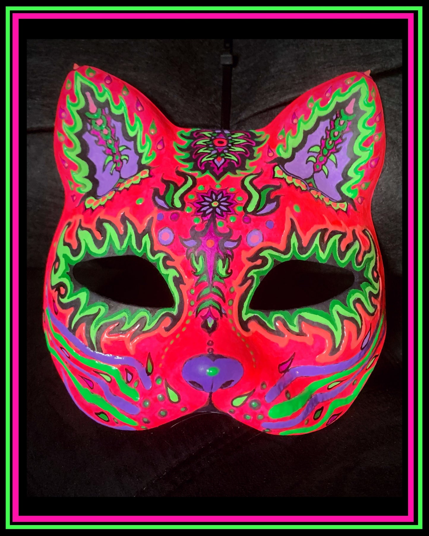 Pink Magic Meow Mask