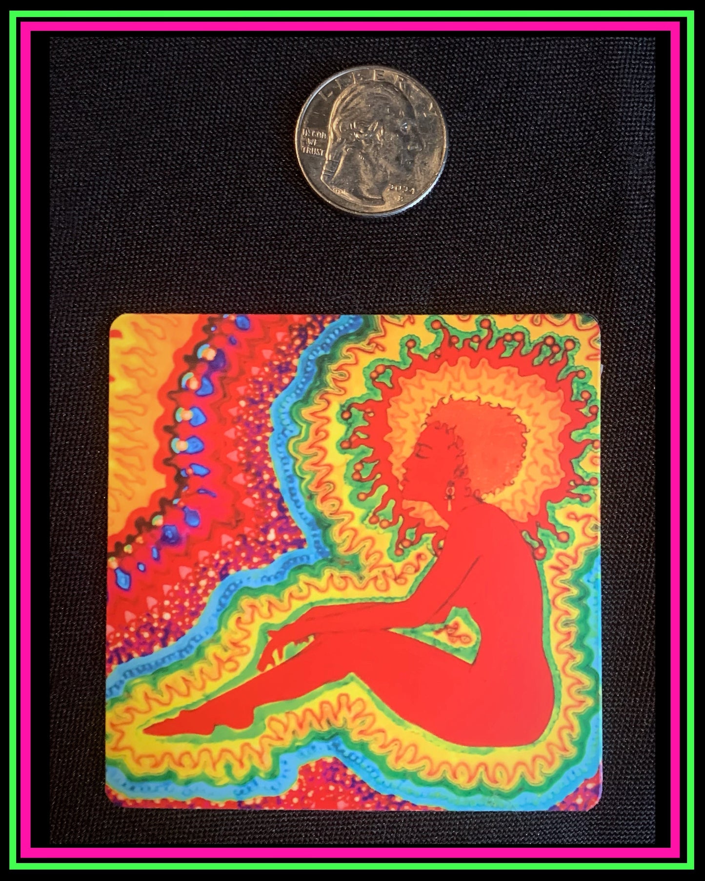 "Vibrant 2" Small Magnets