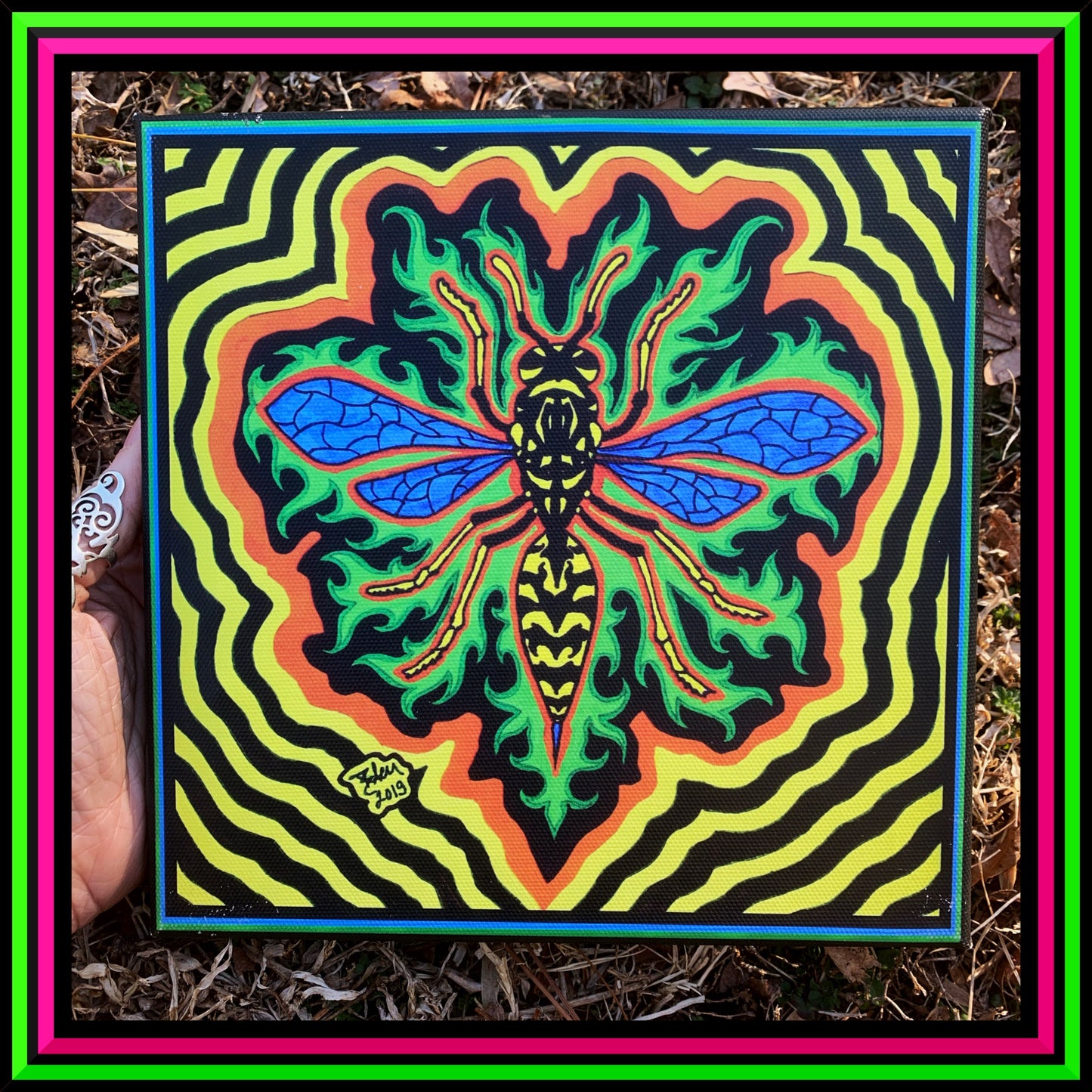 "She Knows" Small Canvas Print