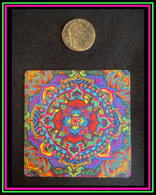 "Neon Kisses" Small Magnet