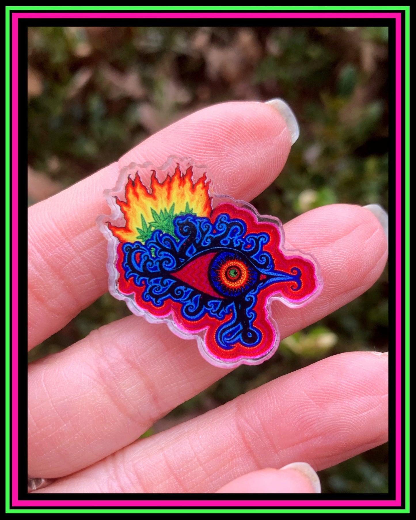 Eye Acrylic Pin