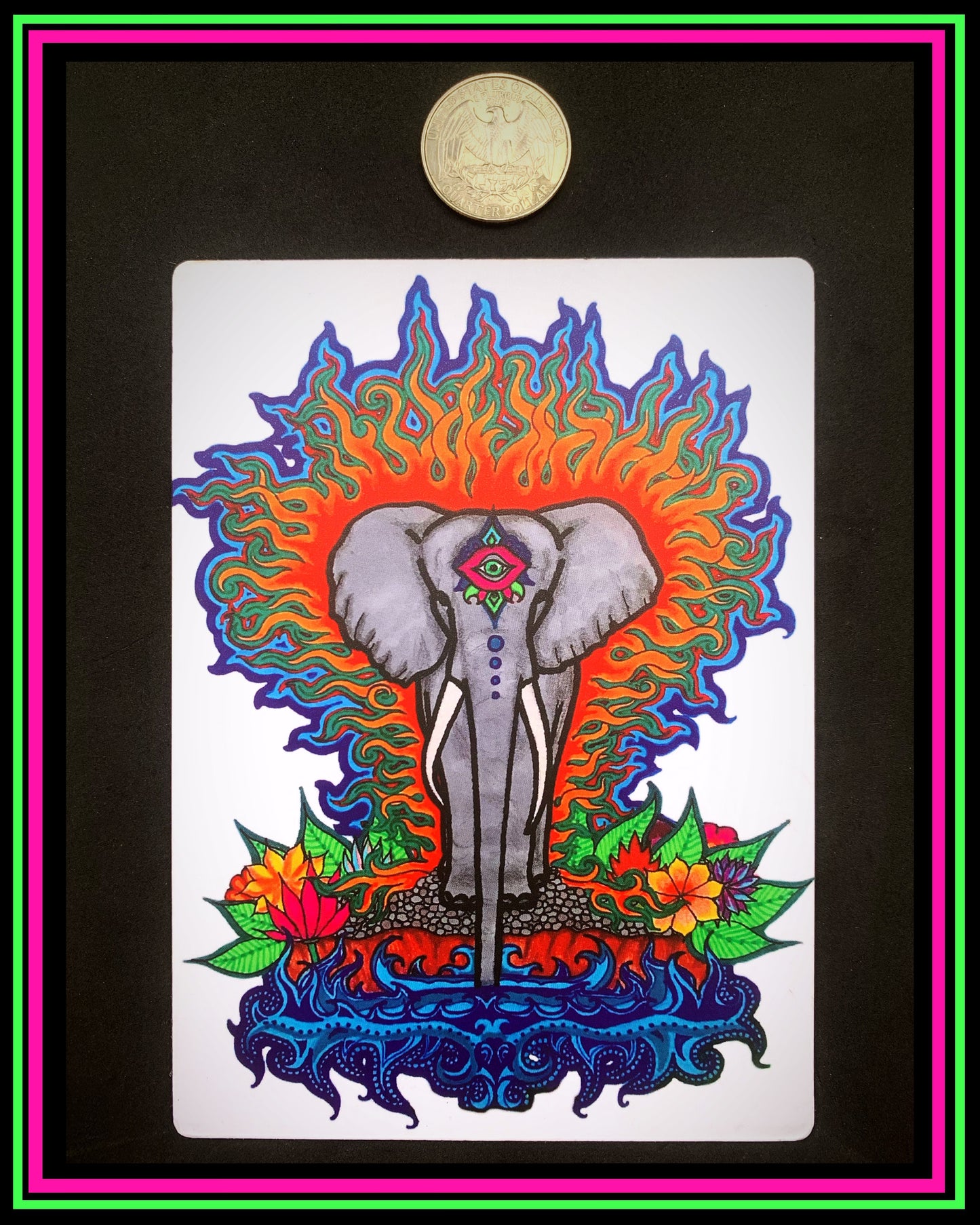 "Ganesha" Large Magnet