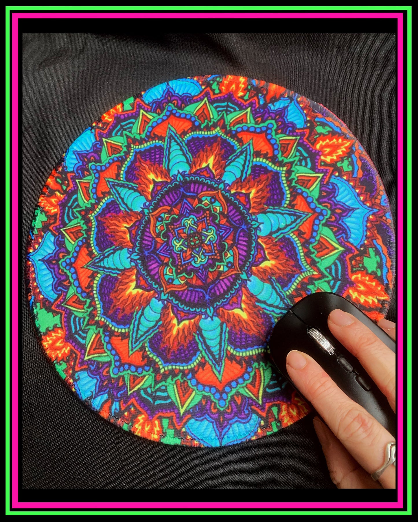 "Fire Flower" Mousepad