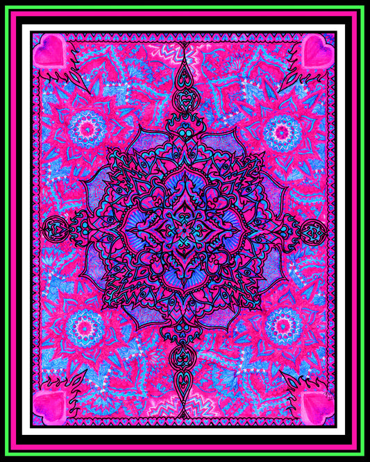 Impresión "Mapa del Tesoro" (Rosa) 