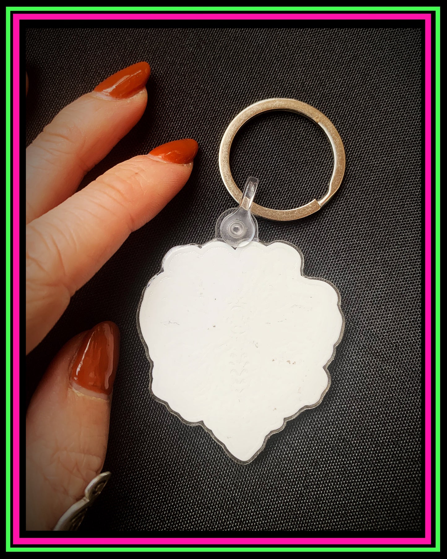 One sided Yellow Jacket Keychain