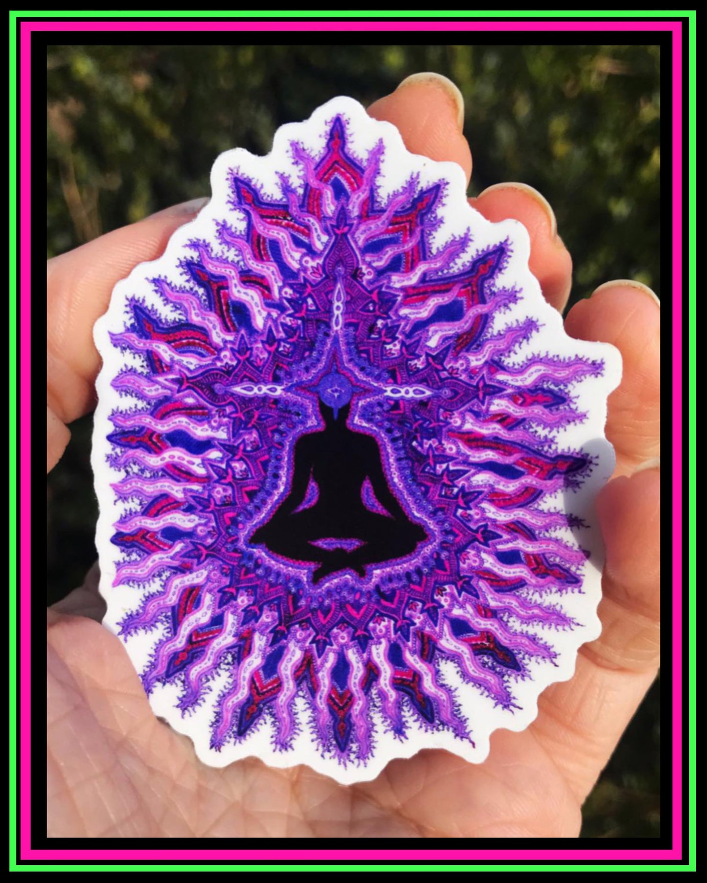 “Third Eye Chakra” vinyl sticker