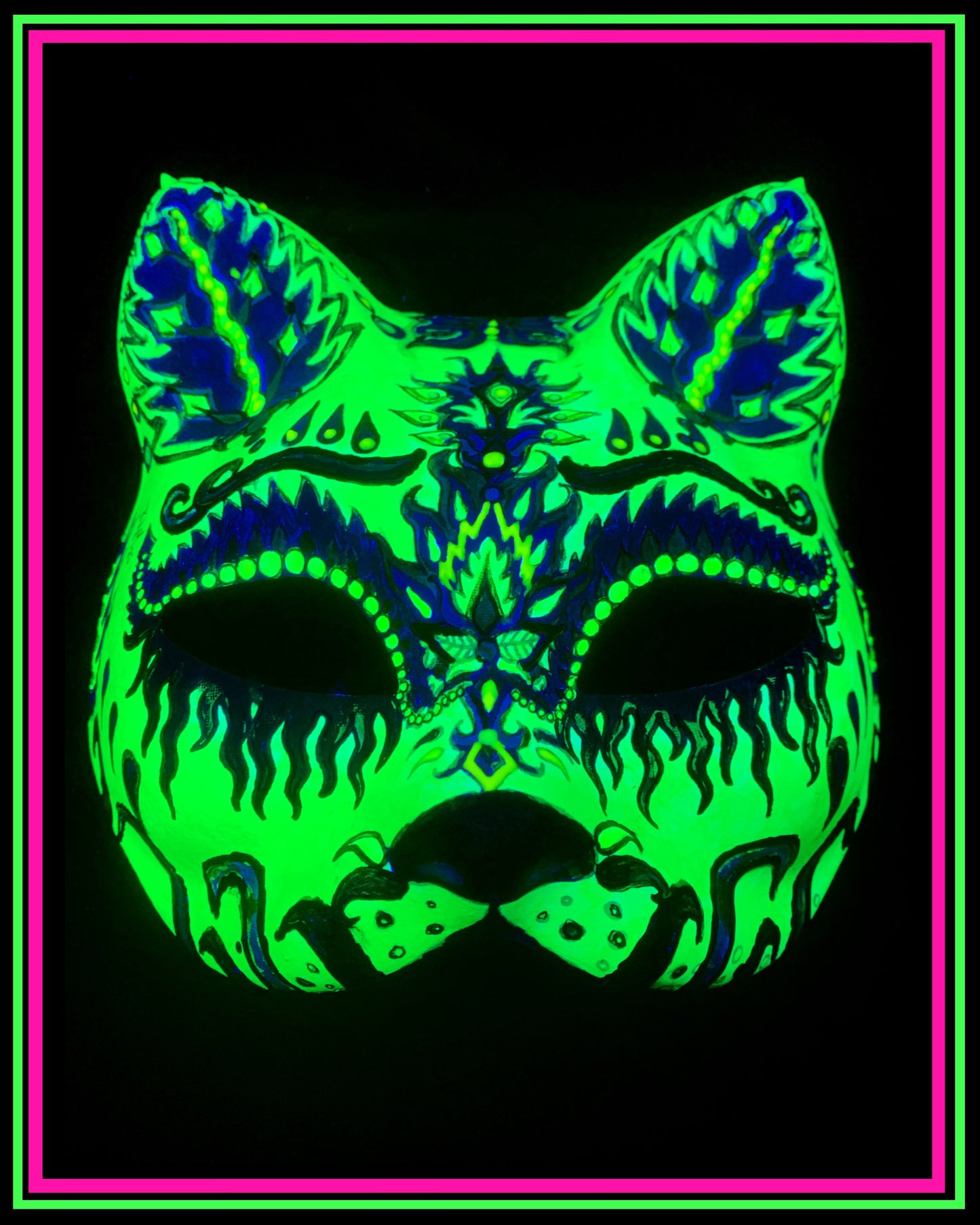 Green Magic Meow Mask