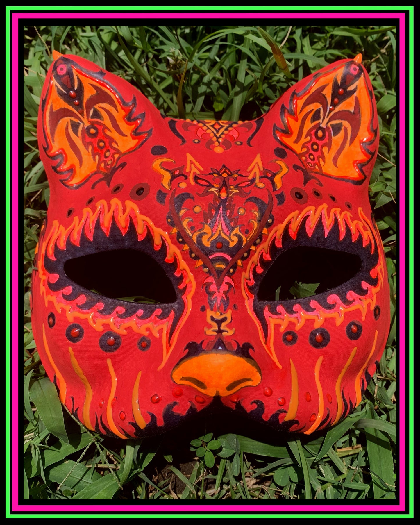 Red Magic Meow Mask
