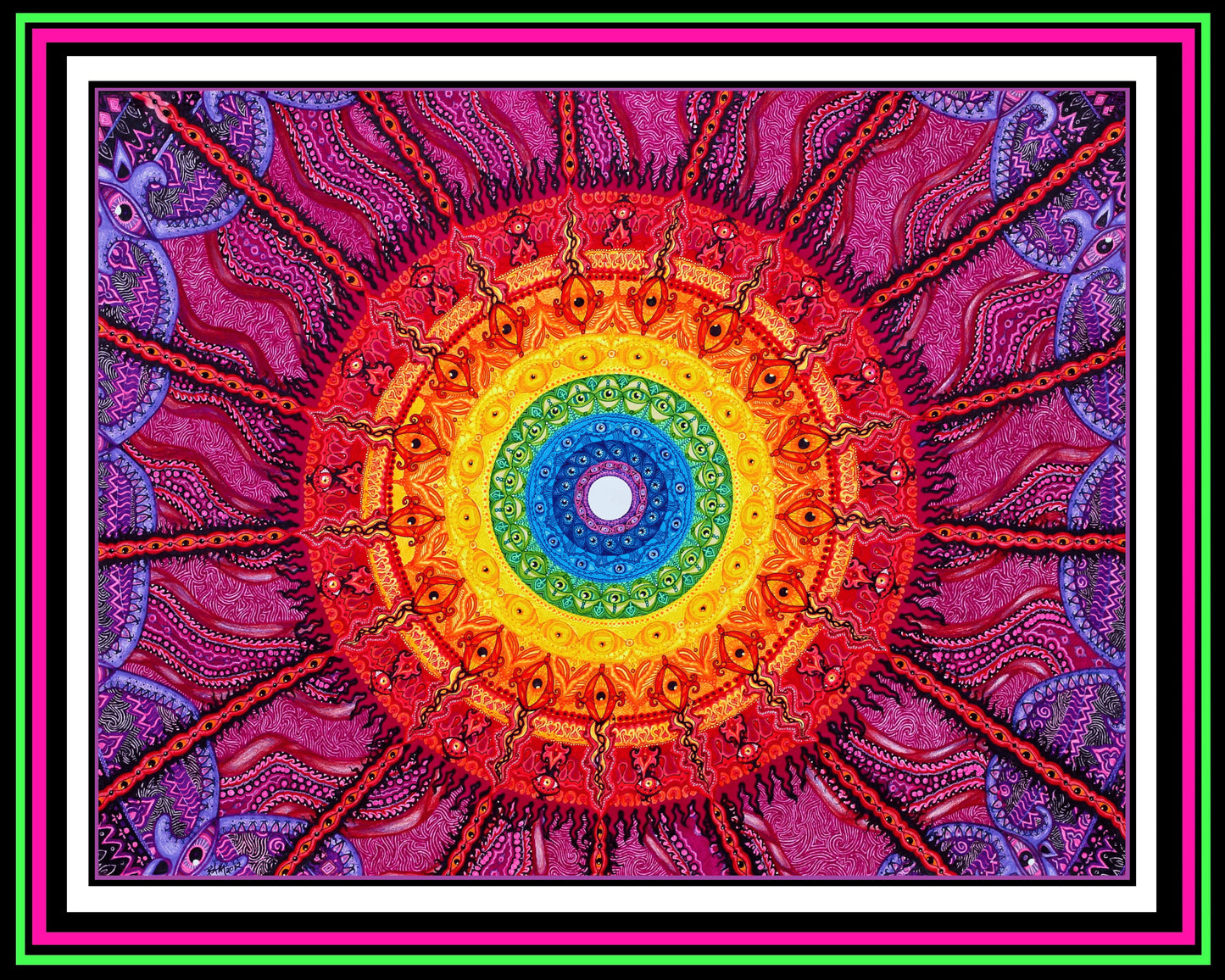 "Eye of the Chakra Storm" Print