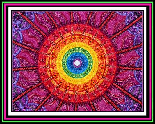 "Eye of the Chakra Storm" Print