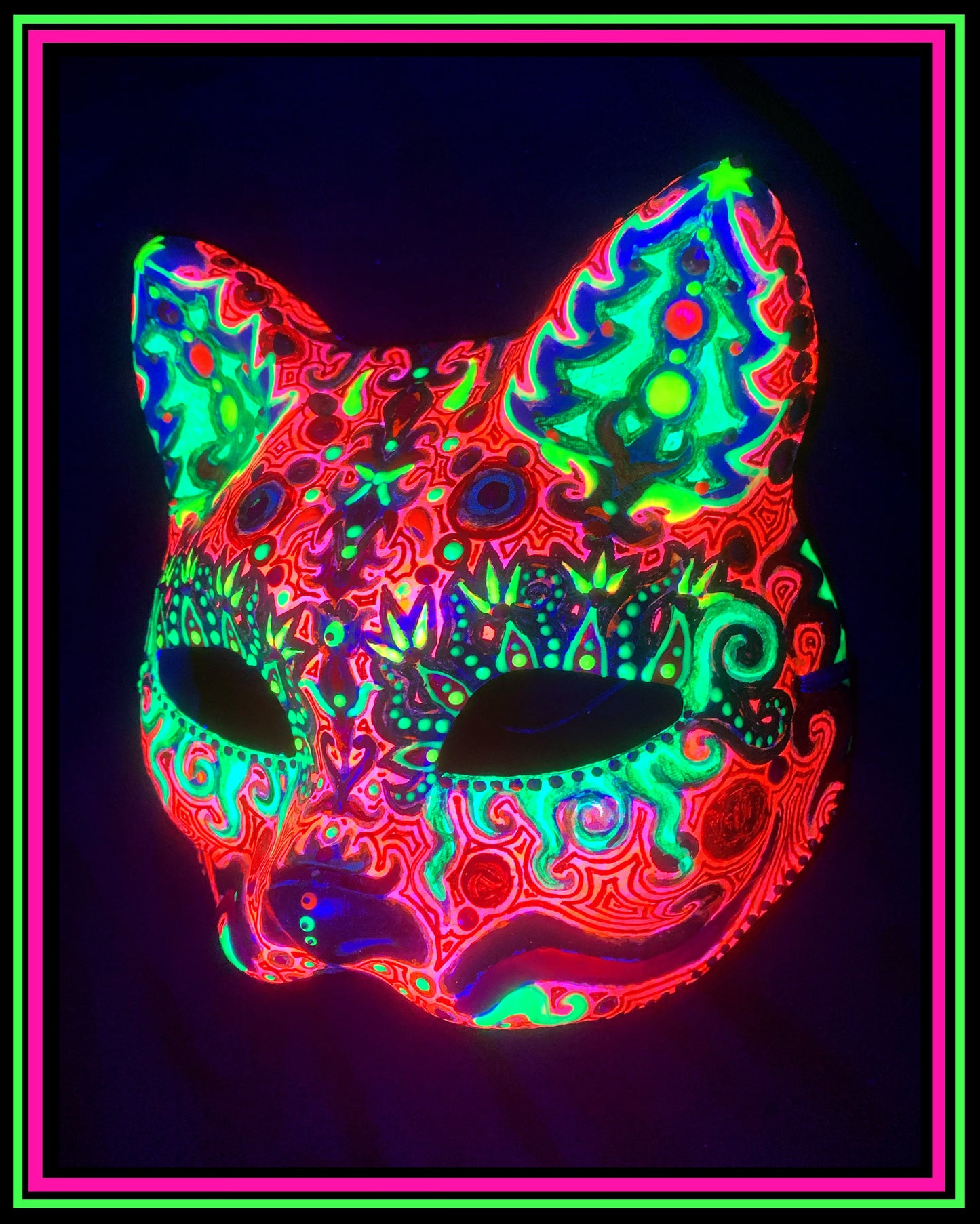 Masque Miaou de Noël