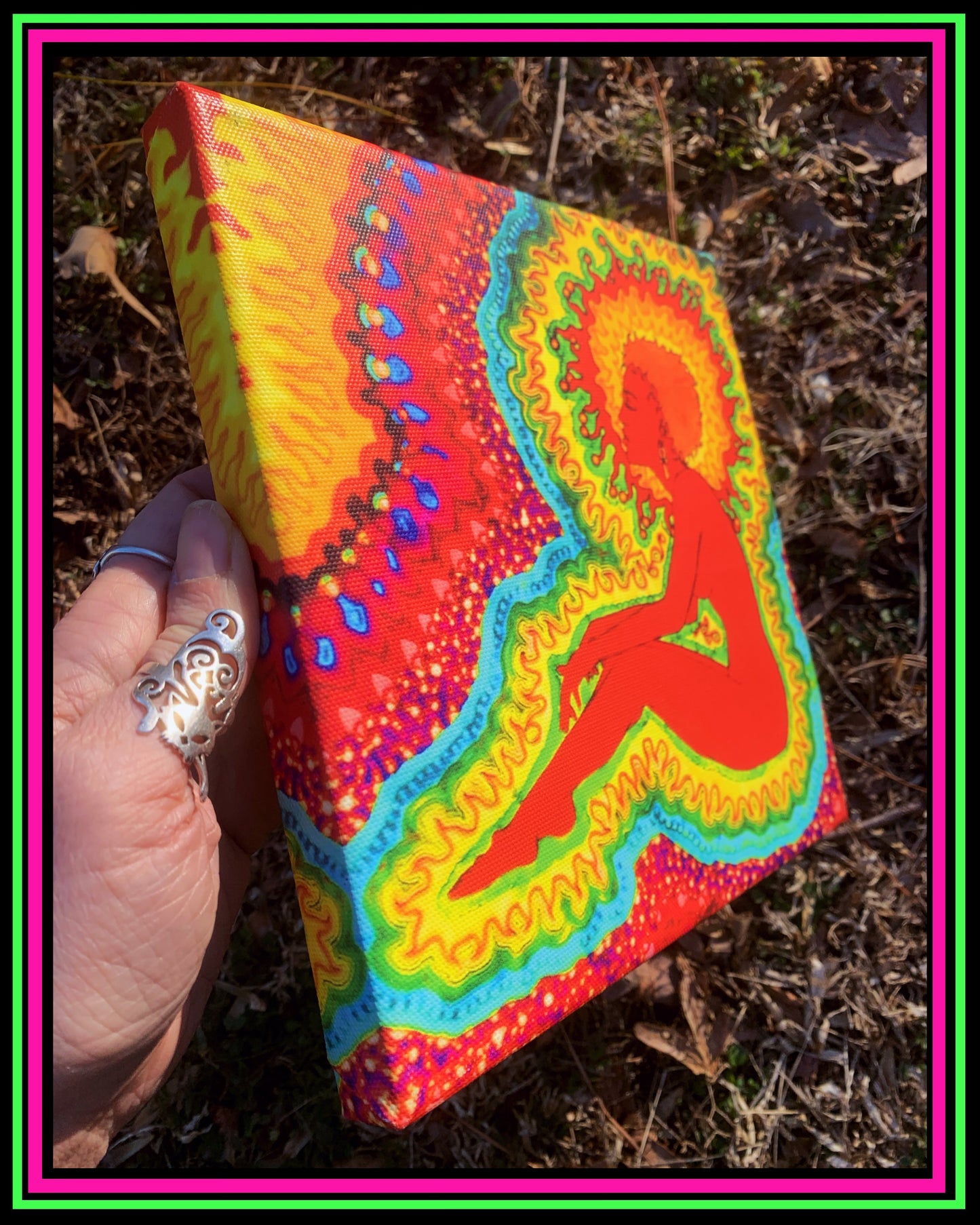 "Vibrant 2" Small Canvas