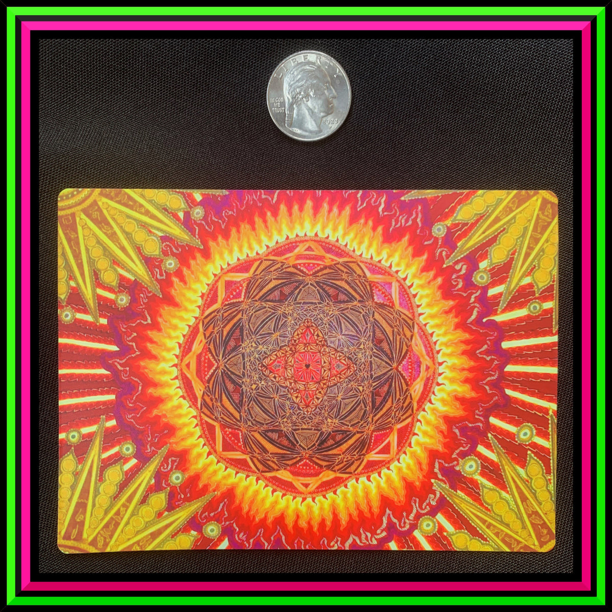 "Hail to my African Sun" Large Magnet
