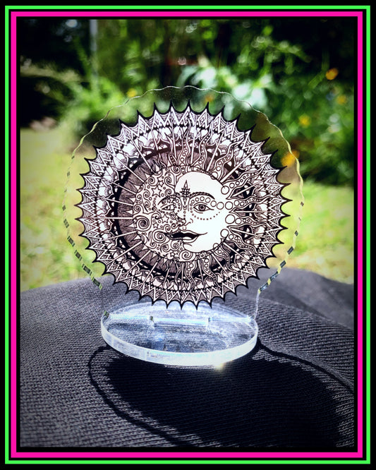 Sun and Moon Desk Disc