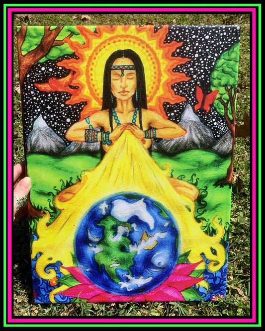 "Earth Healing" Canvas Print