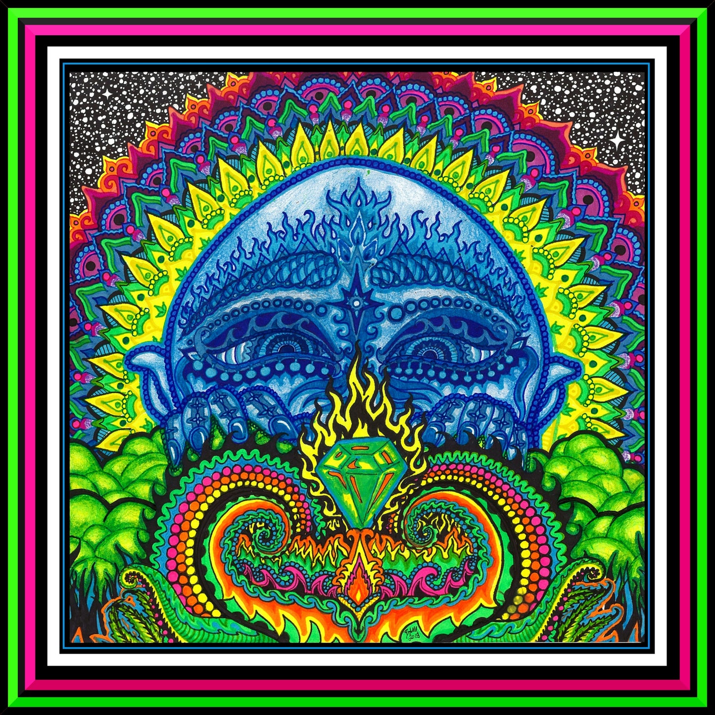 Impression « Om Mani Padme Yum »