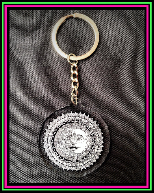 Double sided "Ra Luna" Keychain