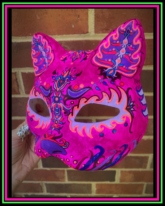 Magenta Magic Meow Mask