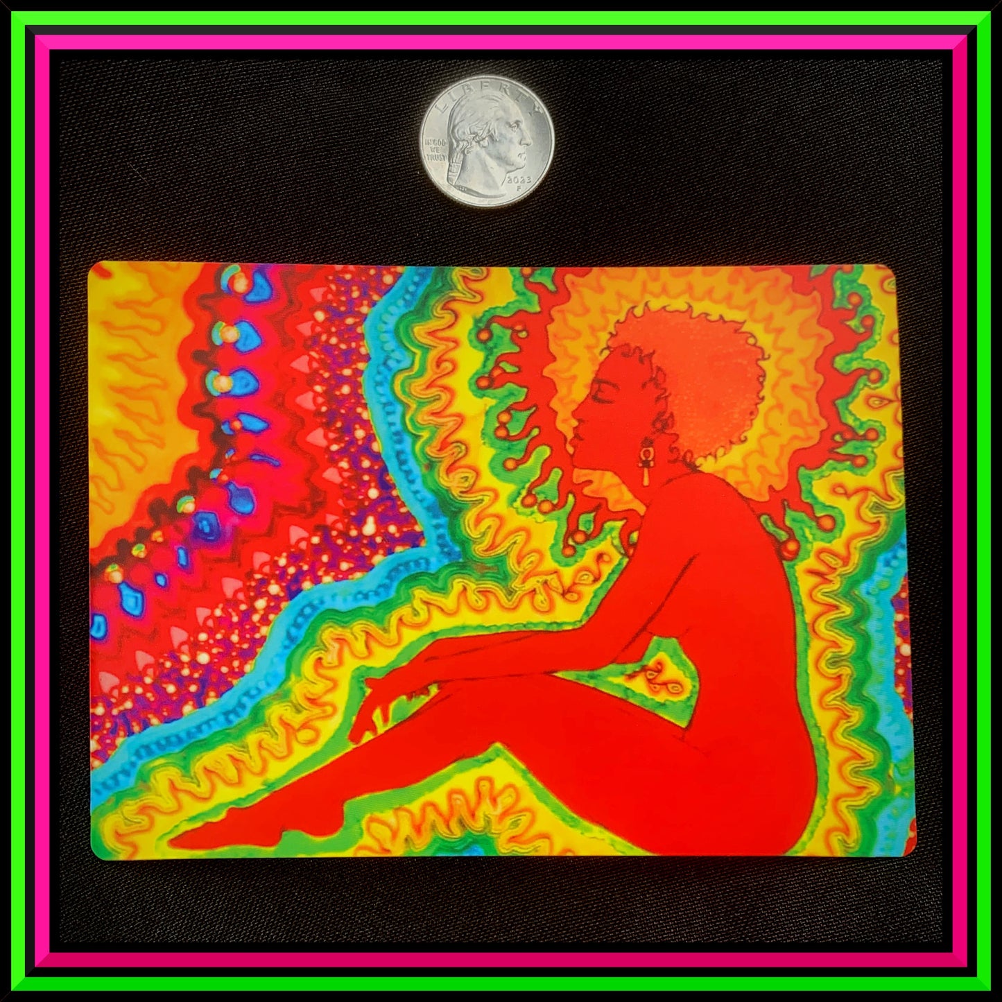 "Vibrant 2" Large Magnet