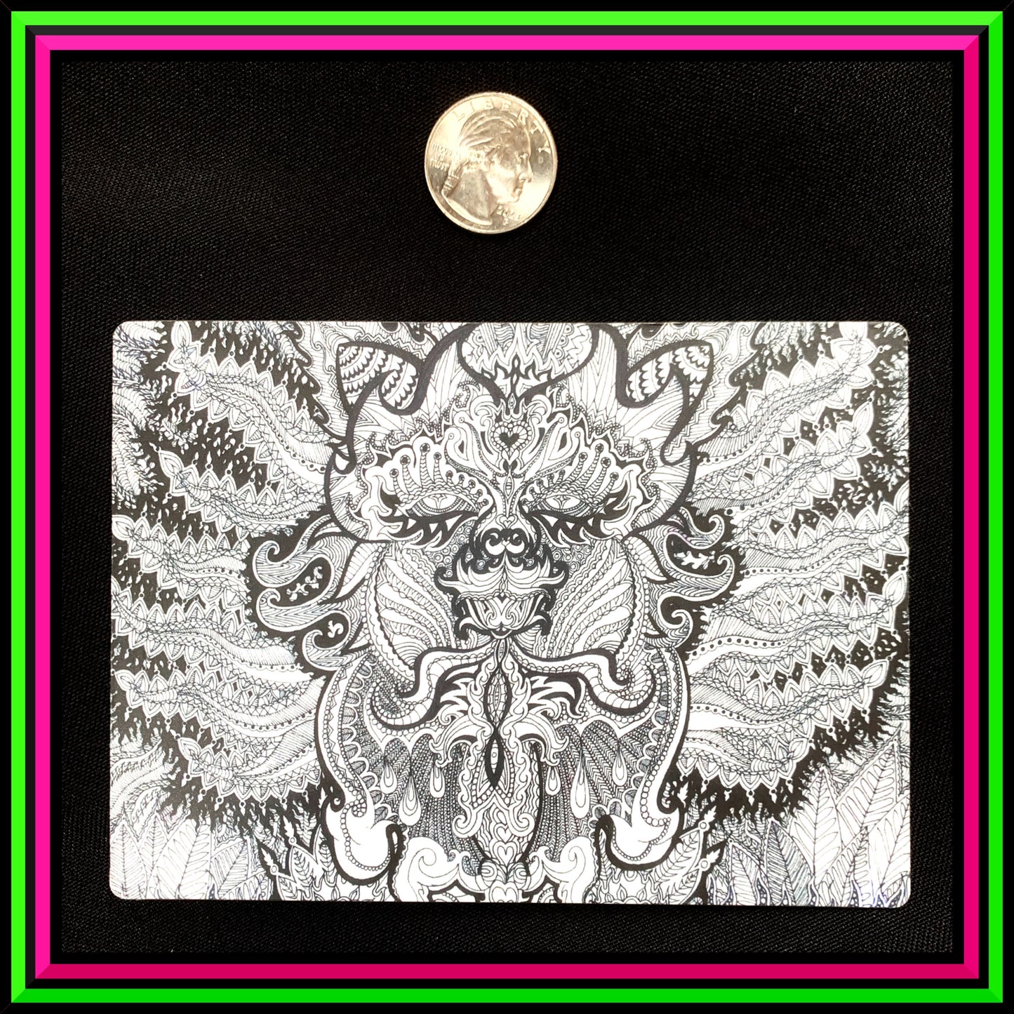 "Trippy Kitty" Large Magnet