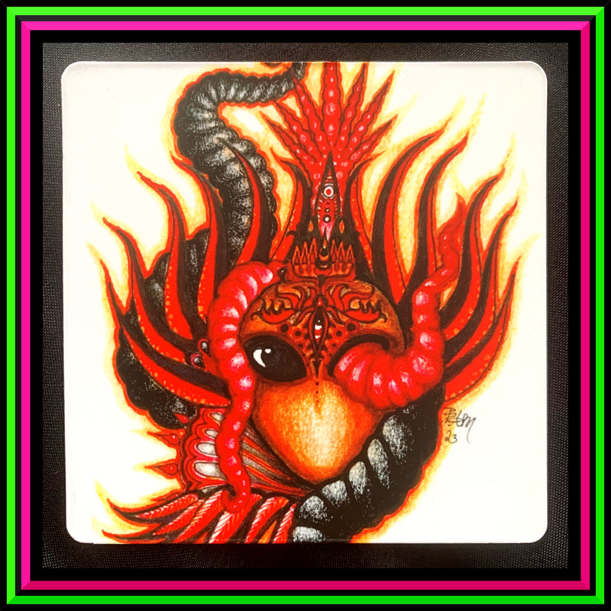 "Portesas Fteppmus" Small Magnet