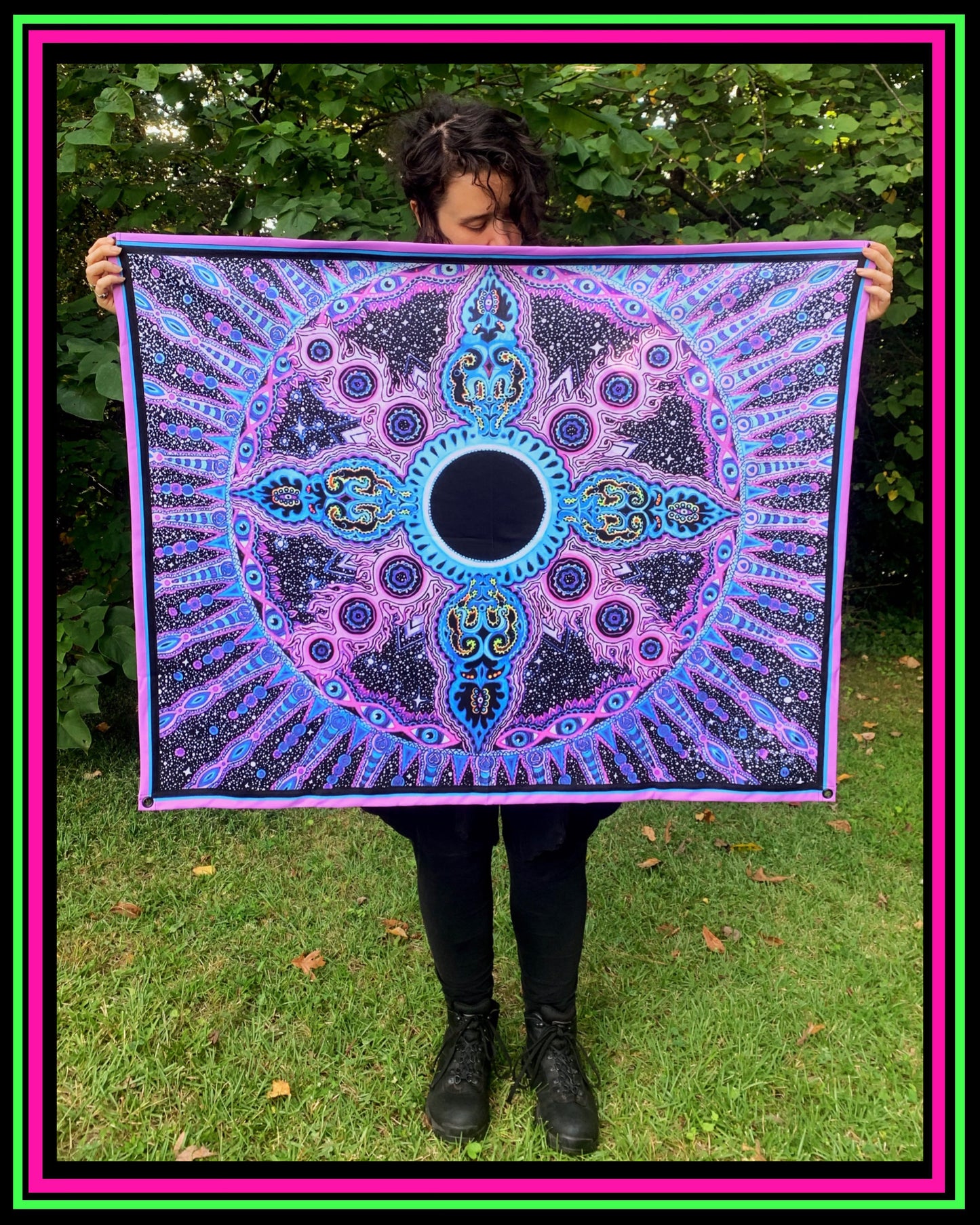 "Tranquil Void" UV-Reactive Tapestry